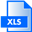 XLS File Extension Icon 32x32 png